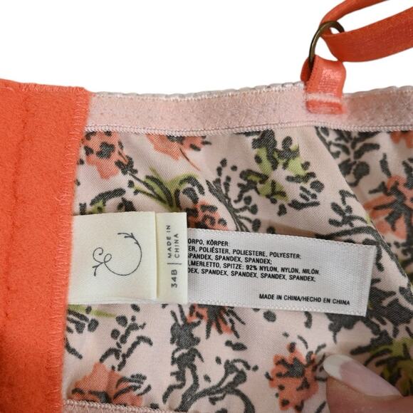 By Eloise Floral Underwire Bra from Anthropologie Womens 34B - Picture 11 of 11